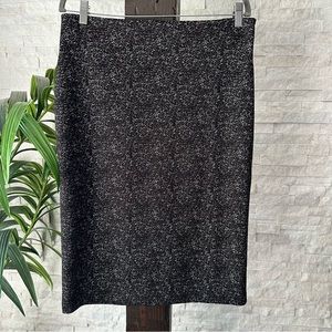 NEW YORK & COMPANY Speckled Black White Professional Skirt Size 12 New with Tags